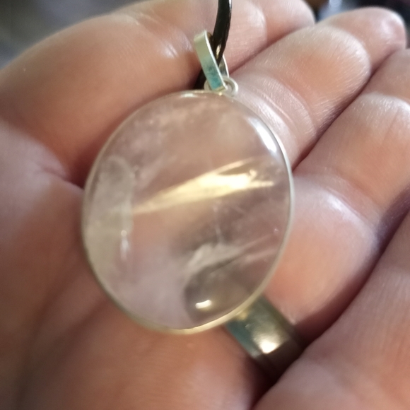 Rose Quartz pendant necklace - Picture 6 of 9
